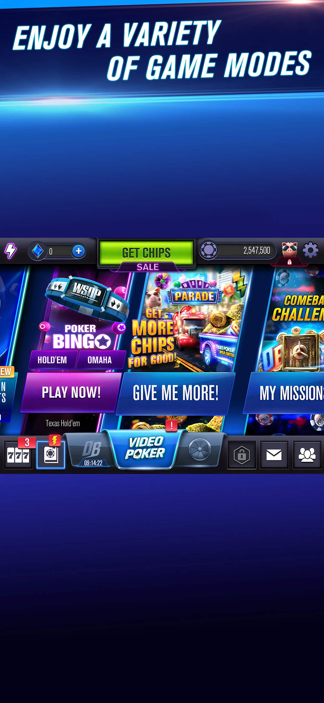 WSOP Poker: Texas Holdem Game screenshot