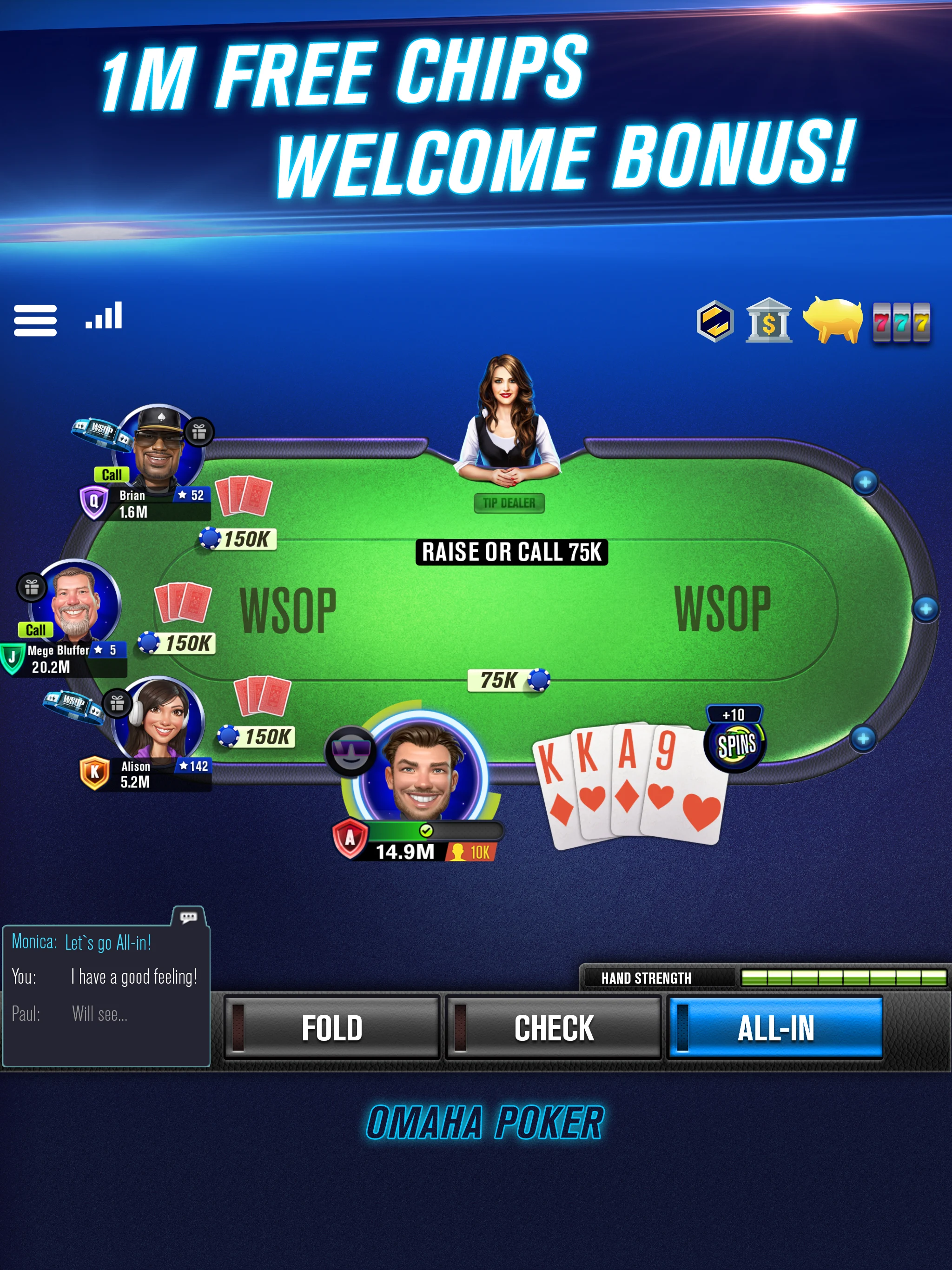 WSOP Poker: Texas Holdem Game screenshot